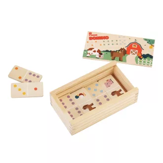 2KidsToys-Dominó, Tanyasi állatok - JátékManufaktúra