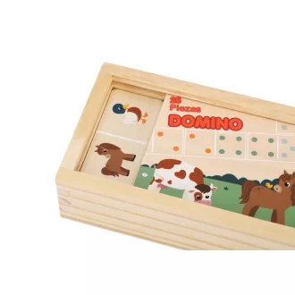 2KidsToys-Dominó, Tanyasi állatok - JátékManufaktúra