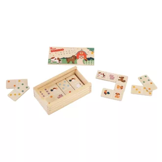 2KidsToys-Dominó, Tanyasi állatok - JátékManufaktúra