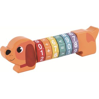 2KidsToys-Hengeralakú számológép, Kiskutya - JátékManufaktúra