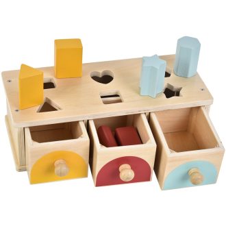 2KidsToys-Formabedobó, Fiókos - JátékManufaktúra