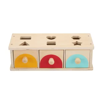 2KidsToys-Formabedobó, Fiókos - JátékManufaktúra