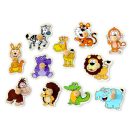 2Kids Toys - Fa puzzle: Szafari (11 darabos) - JátékManufaktúra