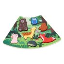 2Kids Toys - Összekapcsolható fa puzzle: Kör (6 az 1-ben) - JátékManufaktúra