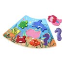 2Kids Toys - Összekapcsolható fa puzzle: Víz alatti világ - JátékManufaktúra