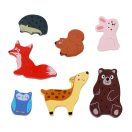 2Kids Toys - Összekapcsolható fa puzzle: Erdei állatok - JátékManufaktúra