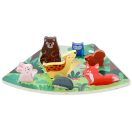 2Kids Toys - Összekapcsolható fa puzzle: Erdei állatok - JátékManufaktúra
