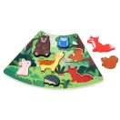 2Kids Toys - Összekapcsolható fa puzzle: Erdei állatok - JátékManufaktúra