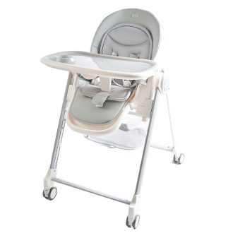 2KidsToys-Gurulós etetőszék, szürke - JátékManufaktúra