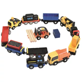 2Kids Toys - Járműkészlet vonatpályához - JátékManufaktúra