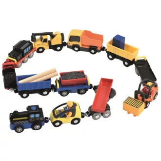 2Kids Toys - Járműkészlet vonatpályához - JátékManufaktúra