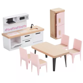 2Kids Toys - Bútorkészlet családdal (5 az 1-ben) - JátékManufaktúra
