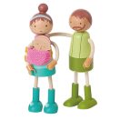 2Kids Toys - Bútorkészlet családdal (5 az 1-ben) - JátékManufaktúra