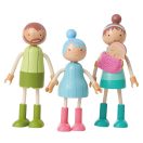 2Kids Toys - Bútorkészlet családdal (5 az 1-ben) - JátékManufaktúra