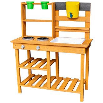 2Kids Toys - Fa kerti játékkonyha mosogatóval - JátékManufaktúra