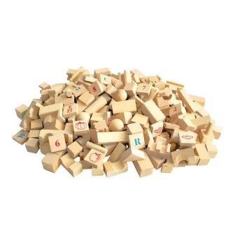 2Kids Toys - Natúr építőkockák XL 220 db - JátékManufaktúra
