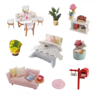 2Kids Toys - Babaház miniatúra Színes máz háza - JátékManufaktúra
