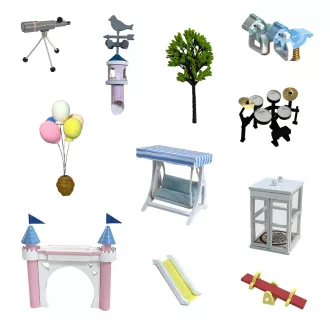 2Kids Toys - Babaház miniatúra Mesebeli kastély - JátékManufaktúra