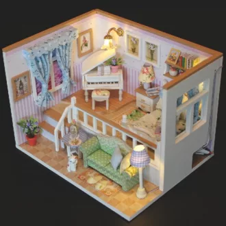 2Kids Toys - Babaház miniatúra Álmaid otthona - JátékManufaktúra