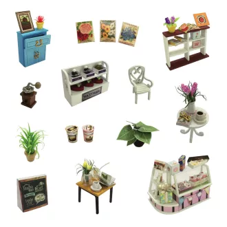 2Kids Toys - Babaház miniatúra Kávézó - JátékManufaktúra