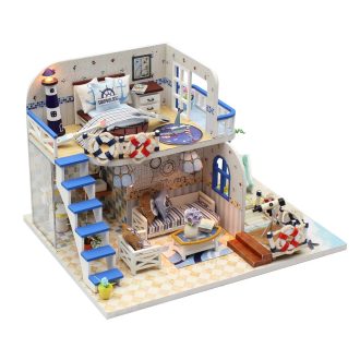 2Kids Toys - Babaház miniatúra A kék tengerpartnál - JátékManufaktúra