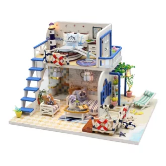2Kids Toys - Babaház miniatúra A kék tengerpartnál - JátékManufaktúra
