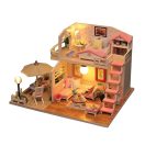 2Kids Toys - Babaház miniatúra Rózsaszín ház - JátékManufaktúra