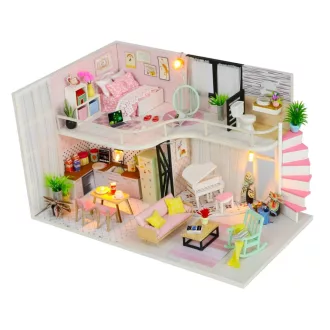 2Kids Toys - Babaház miniatúra Anna Rózsás dallamok háza - JátékManufaktúra