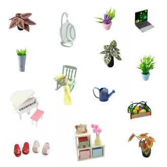 2Kids Toys - Babaház miniatúra Anna Rózsás dallamok háza - JátékManufaktúra