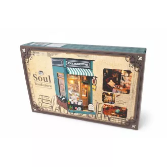 2KidsToys-3D könyvtámasz kirakó, A lélek könyvesboltja - JátékManufaktúra