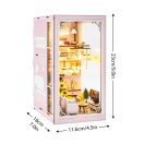 2KidsToys-3D könyvtámasz kirakó, Rózsaszín lakás - JátékManufaktúra