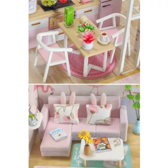 2Kids Toys - Babaház miniatúra Az első szerelem villája - JátékManufaktúra