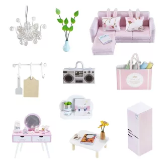 2Kids Toys - Babaház miniatúra Az első szerelem villája - JátékManufaktúra