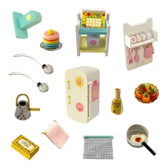2Kids Toys - Babaház miniatúra Vidám konyha - JátékManufaktúra