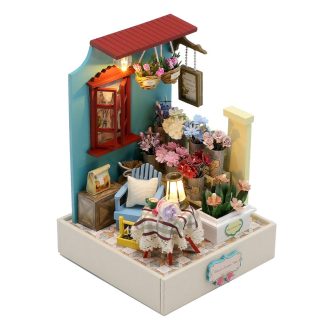 2Kids Toys - Babaház miniatúra Virágos pihenőszoba - JátékManufaktúra