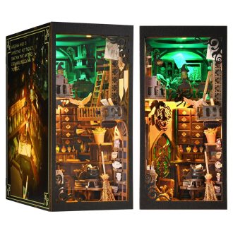 2Kids Toys - 3D kirakó könyvtámasz miniatűr házikó Boszorkány háza - JátékManufaktúra