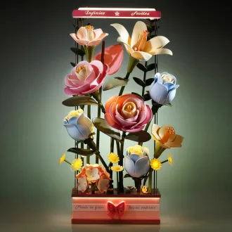 RoboTime - 3D fa készlet, Virágdoboz - JátékManufaktúra