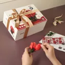 RoboTime - 3D fa modell: Piros rózsák csokra - JátékManufaktúra
