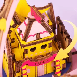 RoboTime - 3D zenedoboz puzzle: Vidám körhinta - JátékManufaktúra