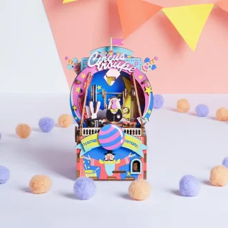 RoboTime - 3D zenedoboz puzzle: Kis cirkusz - JátékManufaktúra