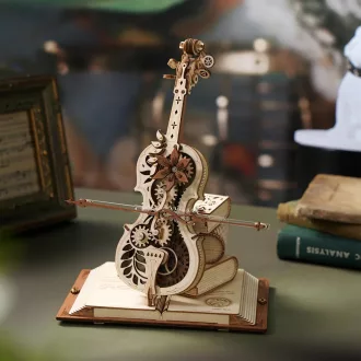 RoboTime - 3D fa zenedoboz, Varázslatos cselló (mechanikus) - JátékManufaktúra