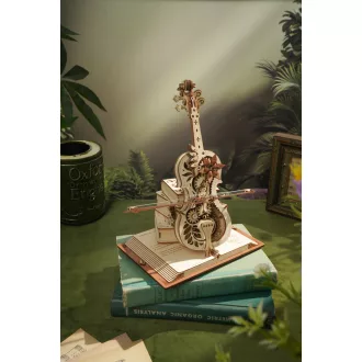 RoboTime - 3D fa puzzle: Varázslatos cselló (elektromos meghajtás) - JátékManufaktúra