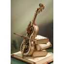 RoboTime - 3D fa puzzle: Varázslatos cselló (elektromos meghajtás) - JátékManufaktúra