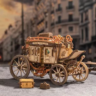 RoboTime - 3D zenedoboz puzzle: Postakocsi - JátékManufaktúra