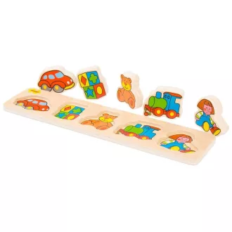 Bigjigs Baby - Fa formaberakó puzzle játékok - JátékManufaktúra