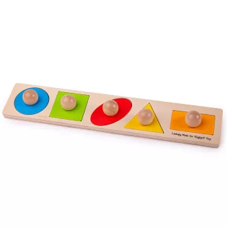 Bigjigs Baby - Formaberakó puzzle alakzatok - JátékManufaktúra