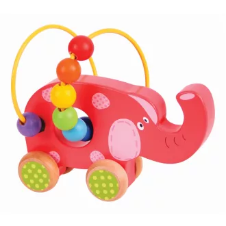 Bigjigs Baby - Motoros labirintus Elefánt - JátékManufaktúra