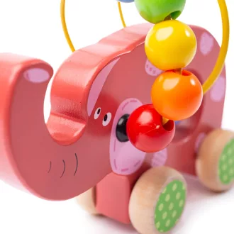 Bigjigs Baby - Motoros labirintus Elefánt - JátékManufaktúra