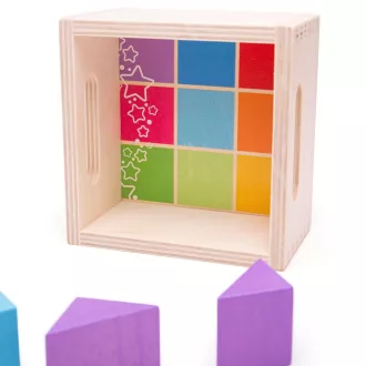 Bigjigs Baby - Első fa építőkockáim, 17 db - JátékManufaktúra