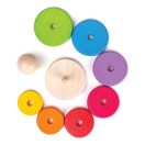 Bigjigs Baby - Szivárvány emberke - JátékManufaktúra